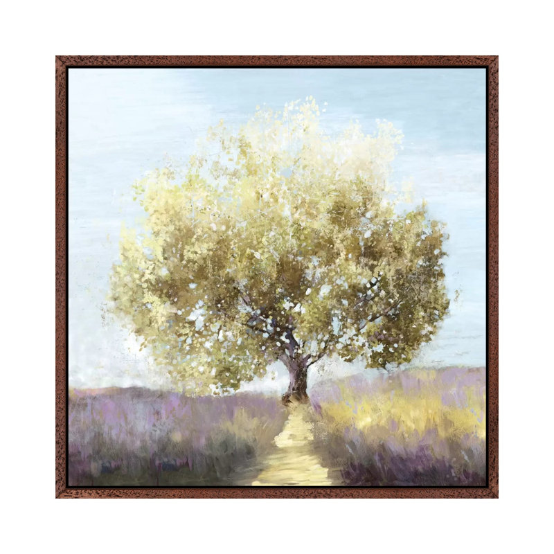 Province by Allison Pearce - Painting on Canvas, Classic Brown Wood Framed Canvas, 66.04 cm H x 66.04 cm W