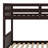 Wood Bunk Bed With Trundle, Convertible Into 2 Individual Single Beds-809406568