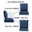 Ensemble de coussins d'extérieur bleu Adwin, résistant à l'eau et aux rayons UV (coussins seulement)-882221504-882221508