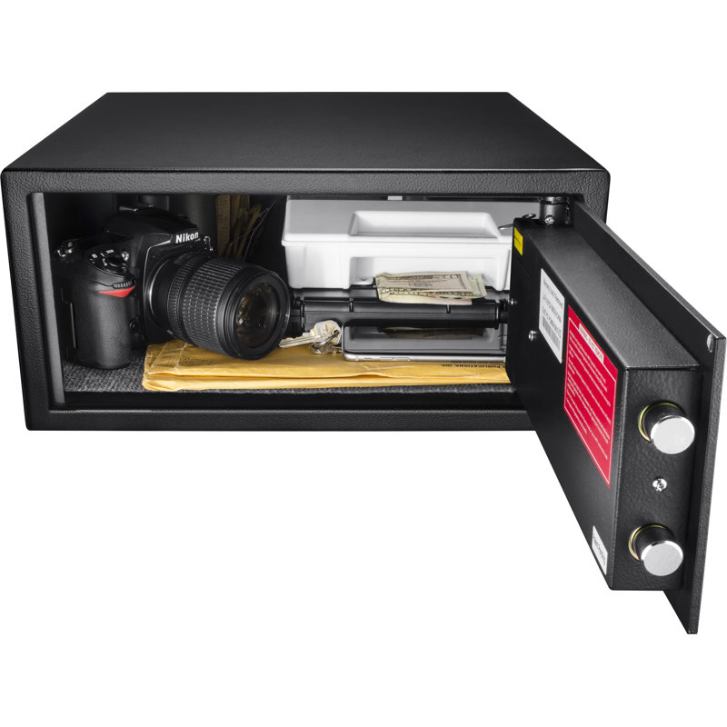 Barska Black Steel Biometric Fingerprint Safe 0.8 cu. ft.
