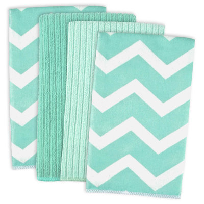 Torchon en microfibre à chevrons