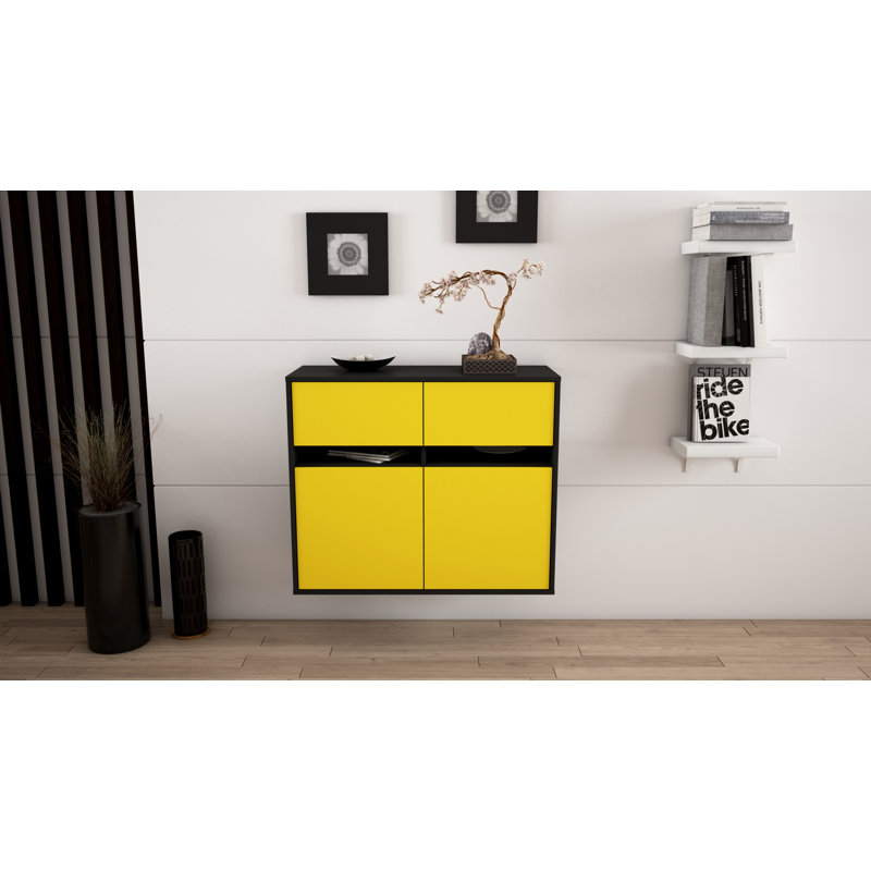 Roush 92cm Sideboard, Yellow