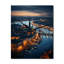 Horloge murale Copenhagen City Beautiful Cityscape Spot II-99630757