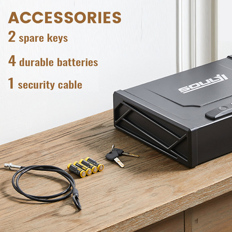 Gun Safe Lock, Frosted Black
