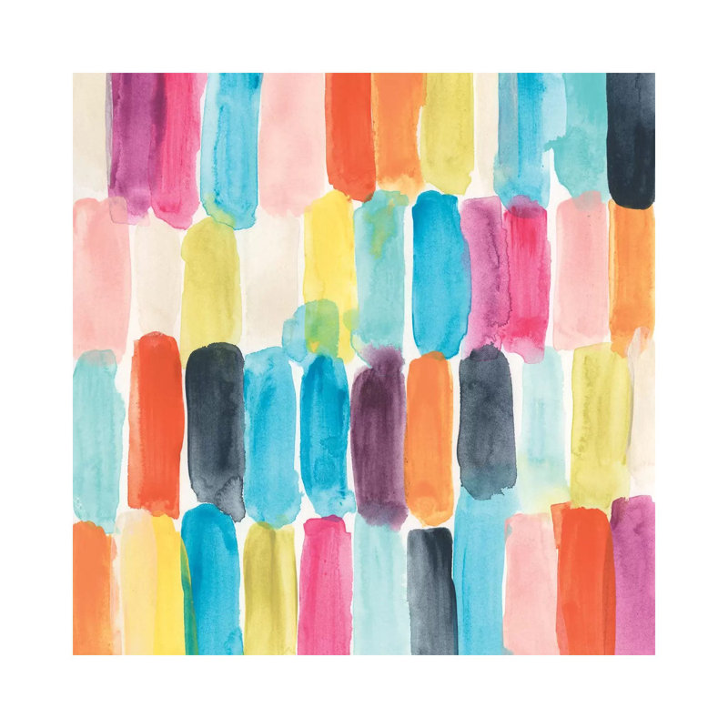 Swish Swatch I by June Erica Vess - Wrapped Canvas Gallery-Wrapped Canvas Giclée, 30.48 cm H x 30.48 cm W