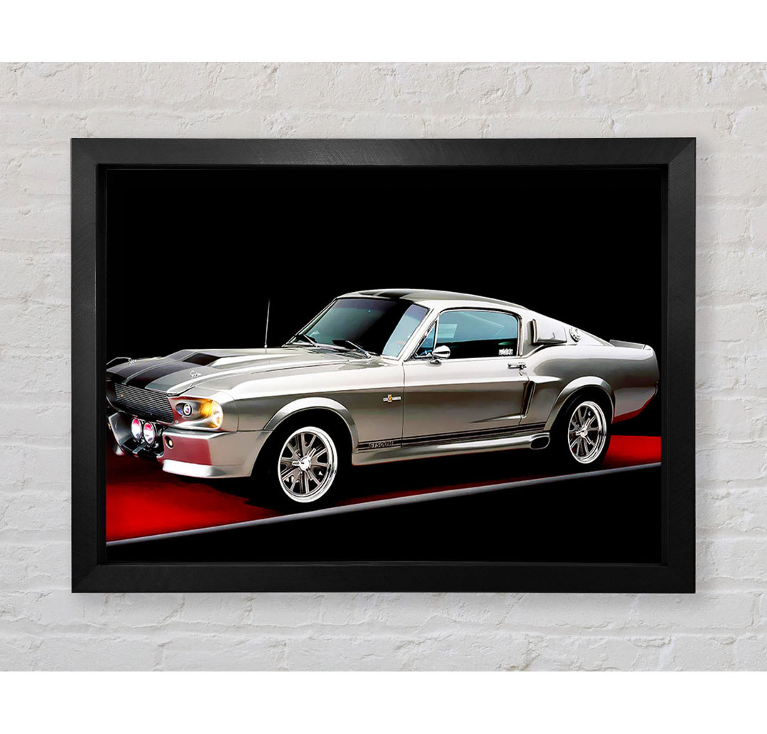 Mustang Shelby Seitenprofil - Drucken