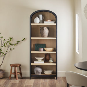 Sitarski Curved Arch 5-Shelf Bookcase