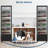 13.4 Cu.ft Single Glass Door Commercial Beverage Refrigerator, 380L Merchandiser with Digital Temperature Control and LED Lighting