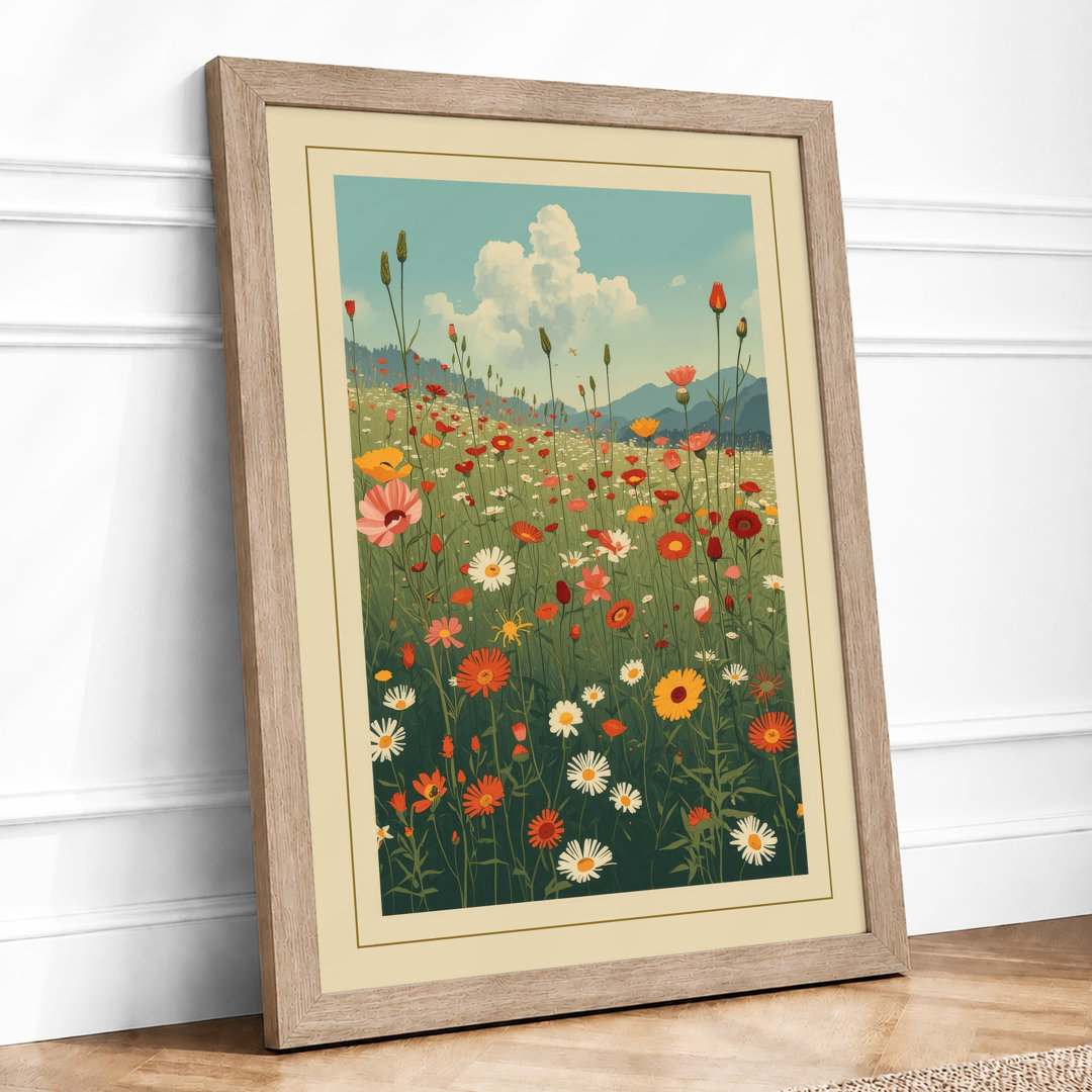 Wildflower Meadow Botanical - Framed Print