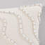 Housse de coussin en velours de coton Yara crème
