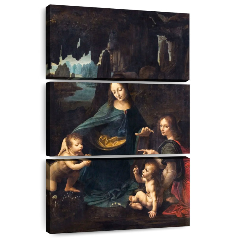 Vierge des Roches II, H 50 po x l 32 po