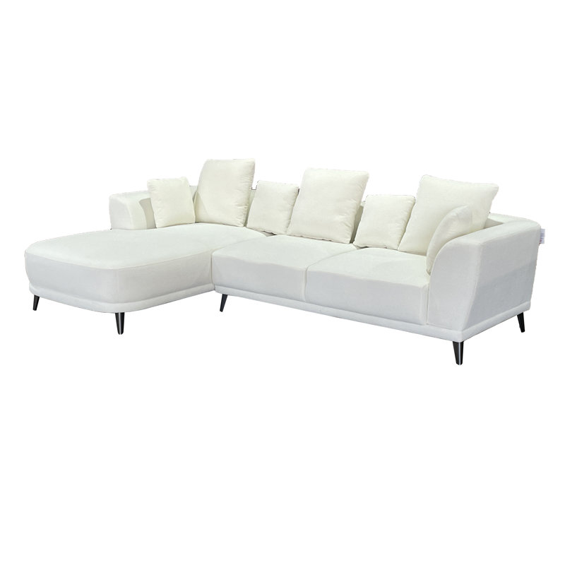 5 Seater Fabric Sofa, Cream