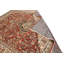 Tapis semi-antique rouge traditionnel rétro 10 x 13