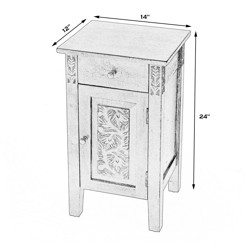 Switra 1 door 1 drawer End Table, Coffee