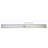 Stainless Steel Linear Grid Shower Drain with Tailpiece Adjustable Floor Mount Leveling