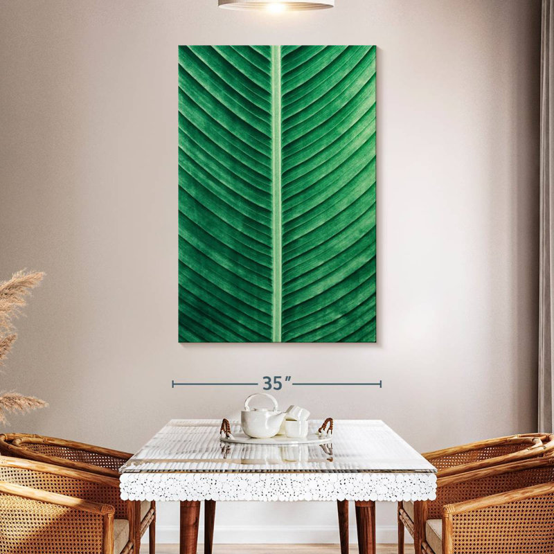 Harnek Green Leaf Lines, H 51 po x l 34 po