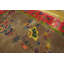 Antique Art Deco Chinese Floral Purple / Lavender / Mauve, Red 1920s Rug