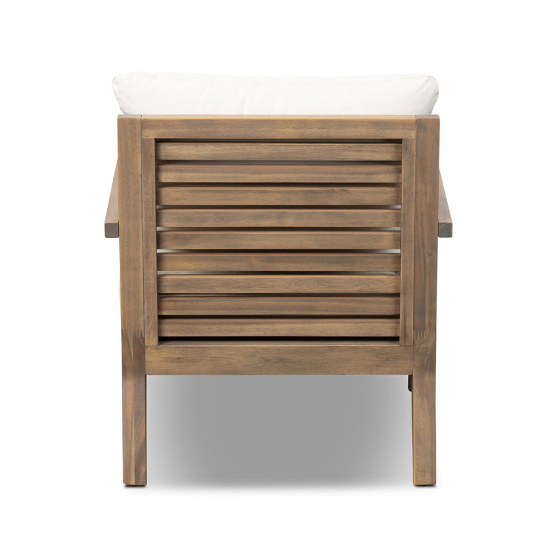 Amaya Outdoor Armchair, Lorel Ivory, Ashen Acacia