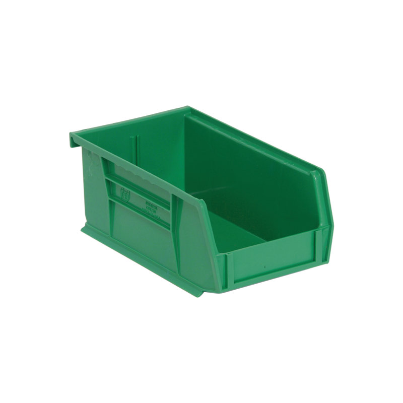  QUS220GN Ultra Stack & Hang Heavy Duty Part Organizer Green Bins 8" L x 5" W x 3" H 24 Pack, 91.44, Green