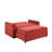 Serta Trinity 66.1" Full Size Convertible Loveseat, Dream Coil Comfort, Easy Assembly-88874646