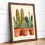 Potted Desert Specimens Botanical - Framed Print-1224909868-1224909869