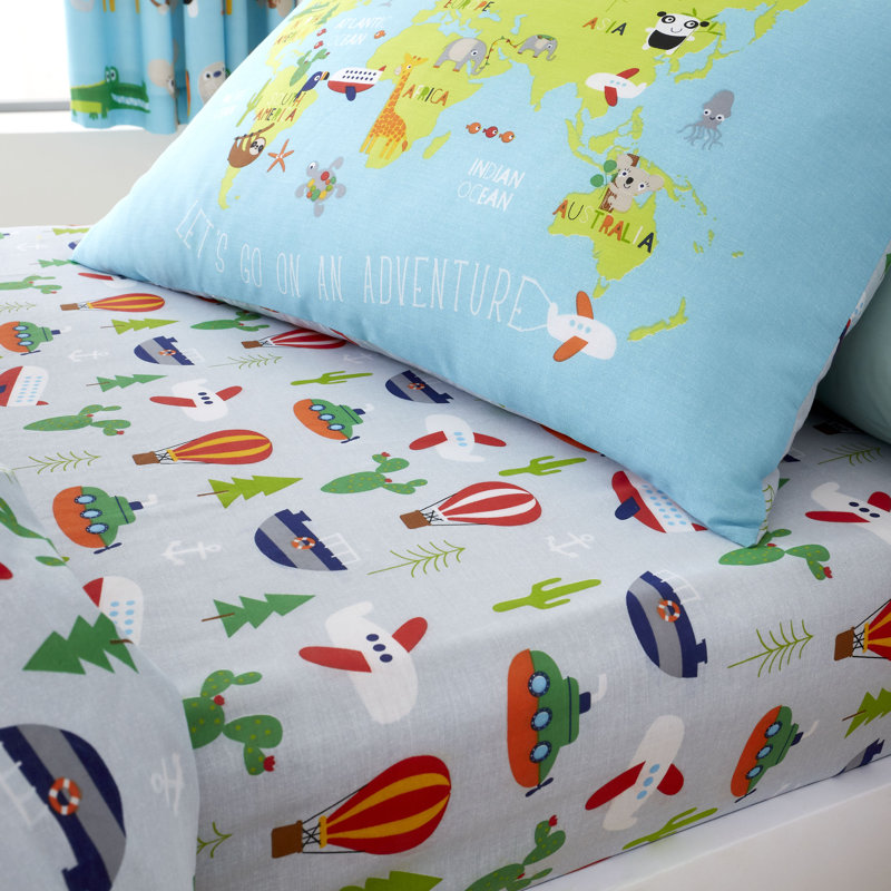 Animal Adventures Fitted Sheet