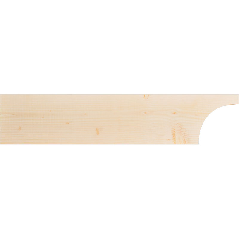 Queue de chevron lisse Huntington, Sapin de Douglas, 10"H x 5 1/2"W x 48"L