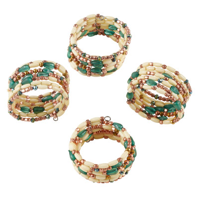 Rond de serviette à billes