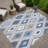 Machine Washable Indoor/Outdoor Aten ACN2331 Diamond Rug-1052480296