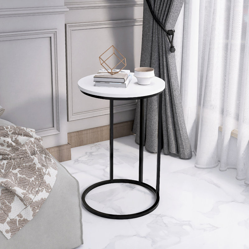 Esse Marble Top End Table