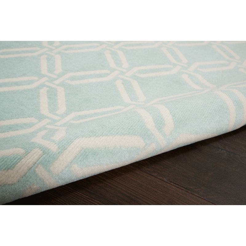 Garnier Geometric Indoor Rug, Rectangle 2' x 4'