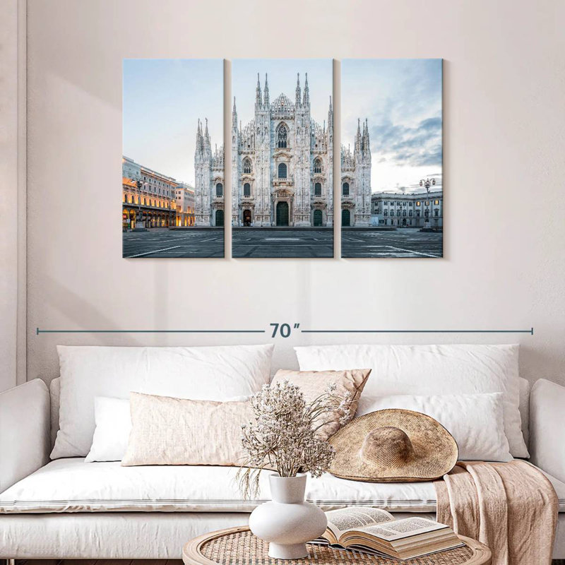 Adella Historic Milan Cathedral, 28" H x 45" W