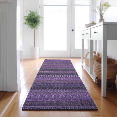 Premium Machine Washable Cerrito AMF527 Purple