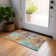 Killingly Washable Abstract Indoor / Outdoor Rug
