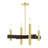 Shelby 4 - Light Steel Dimmable Modern Linear Chandelier-285315344