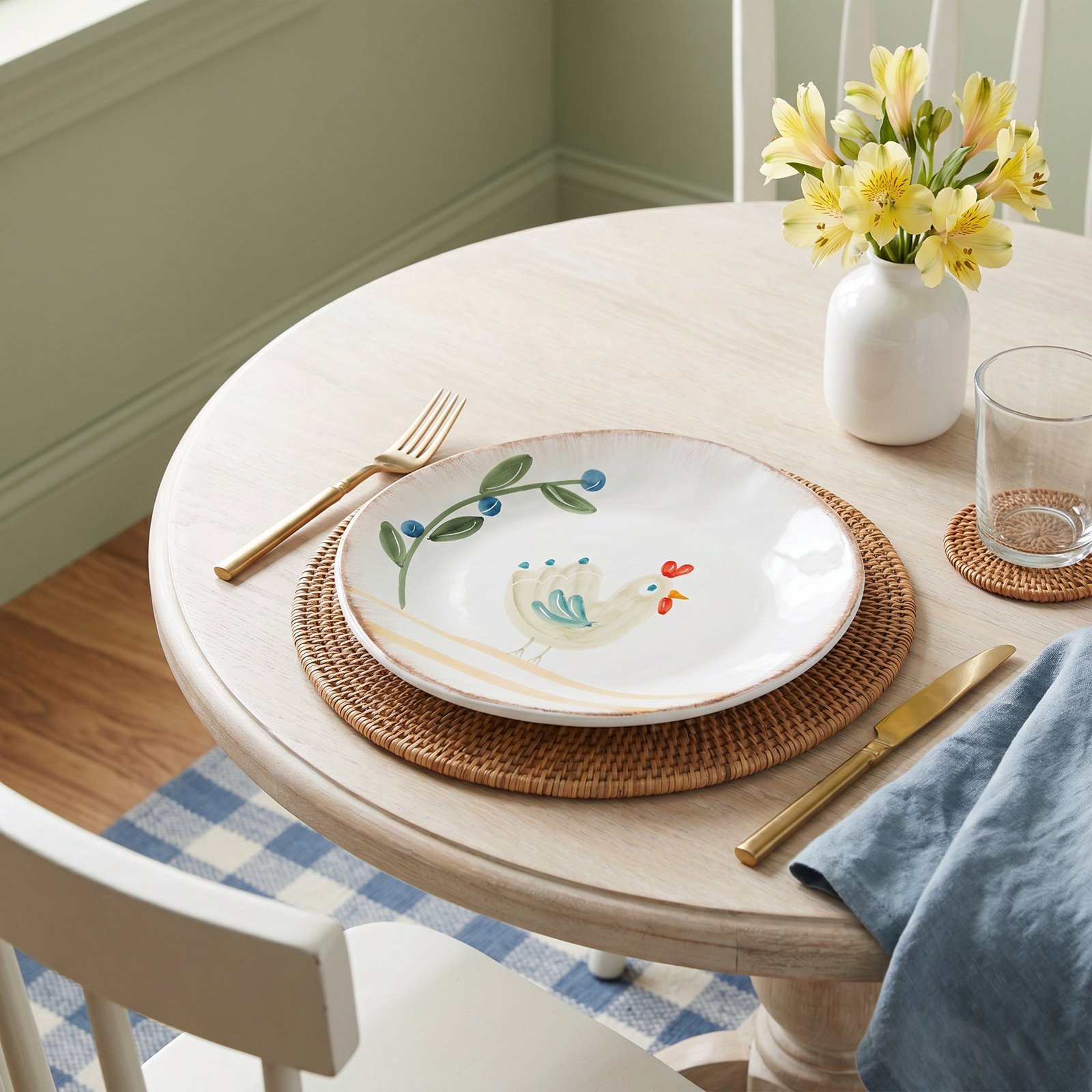 Gallo 9" Ceramic Dinner Plate