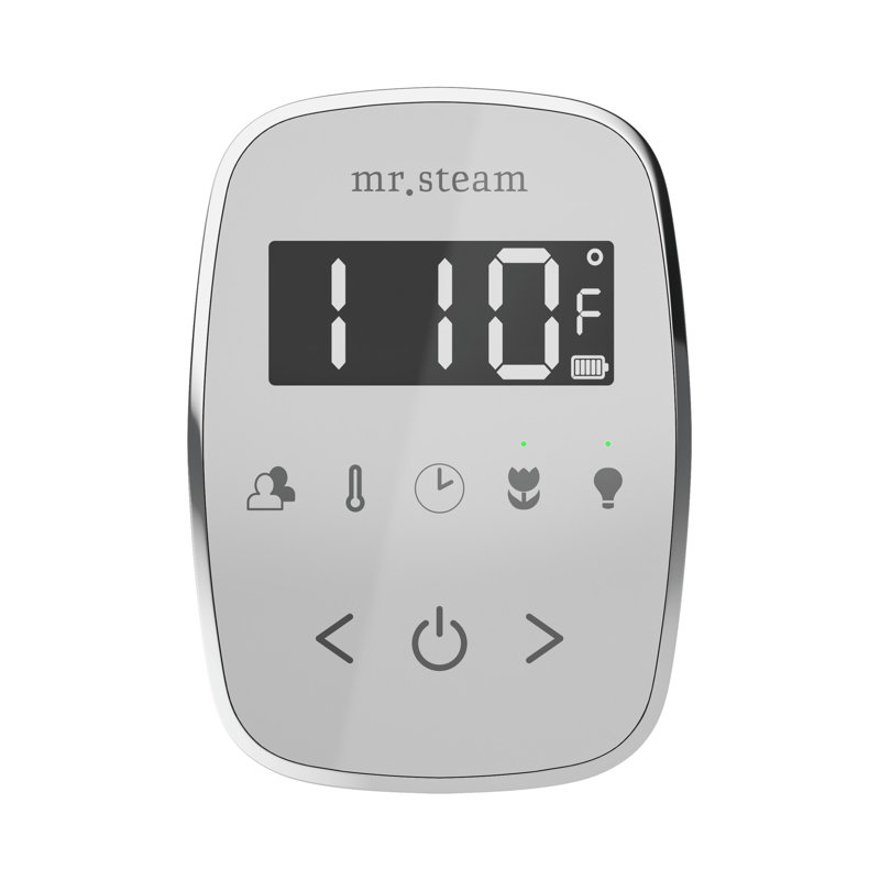 Régulateur de douche à vapeur TempoFlex, Chrome poli
