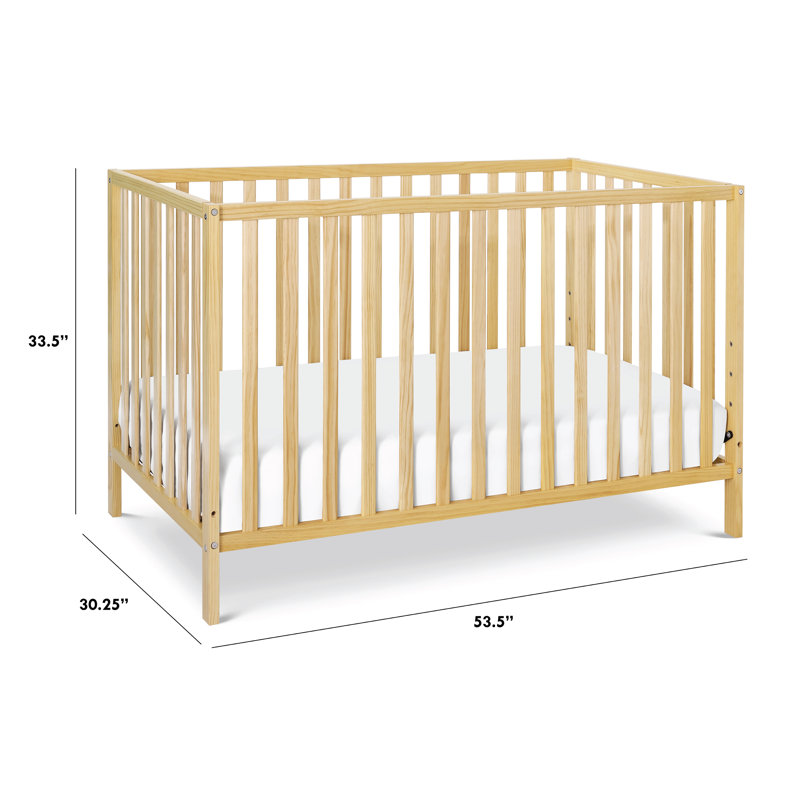 Union 4-in-1 Convertible Crib, Natural