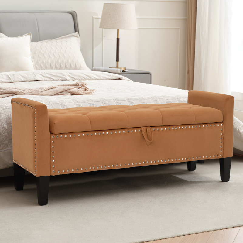 Repose-pieds Jeani 45 po Jeani, Orange