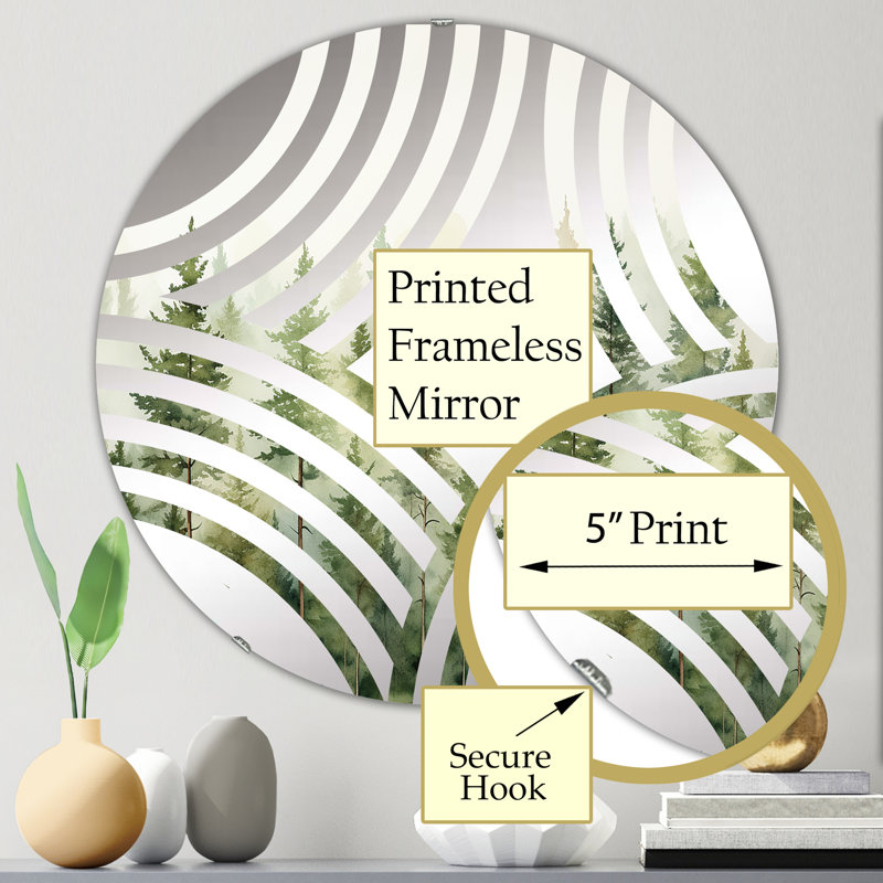 Circle Mirror, 23.6" x 23.6"
