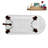 58" Streamlin Clawfoot Tub,Tray,Drain, Clawfeet-101628930-102219861