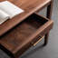 Stable And Durable Walnut Wood Solid Writing Desk-994994799