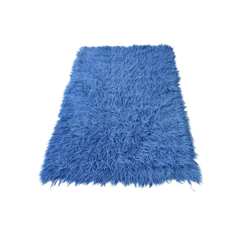 Tapis bleu 3 x 4 Parra
