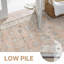 Tapis de couloir intérieur antidérapant oriental rose / beige-925835187