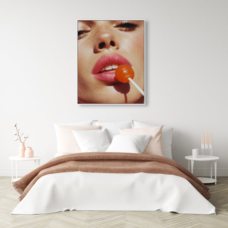 Citrus Gloss Print by Oliver Gal, 21"H x 17"W, White Floater Frame