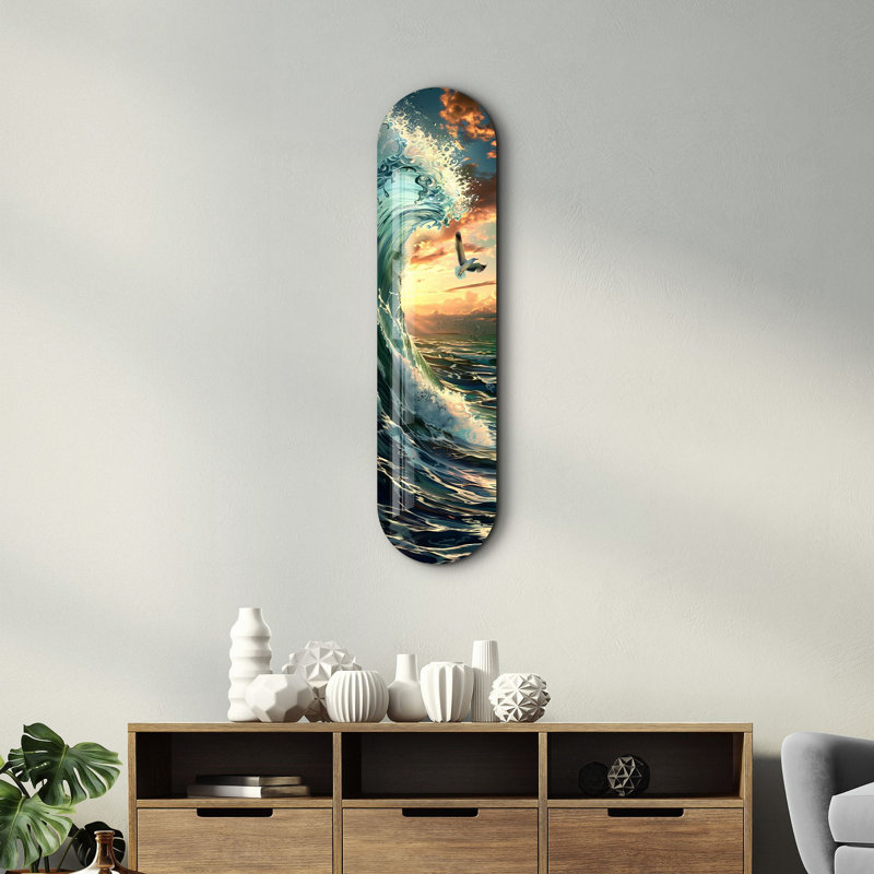 Peinture décorative en verre trempé