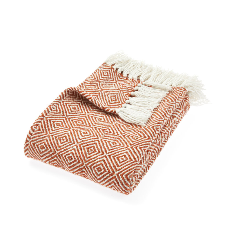 Stauton Throw Blanket, Rust