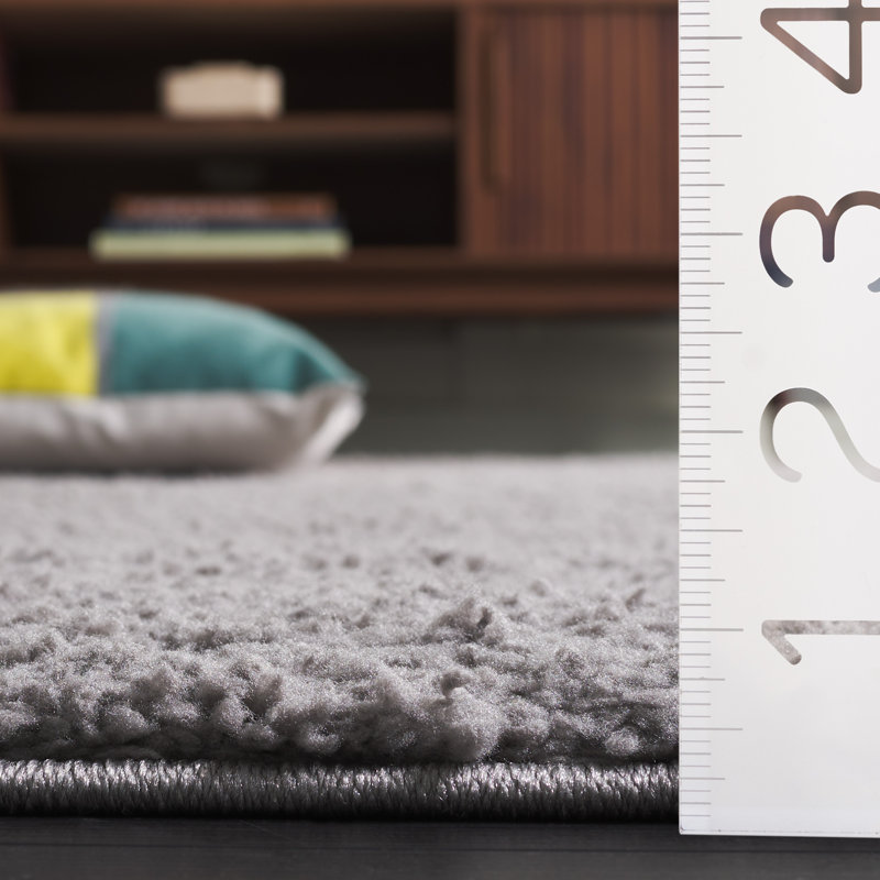 Jemery Performance Solid Color Rug, Rectangle 5'3" x 7'6"