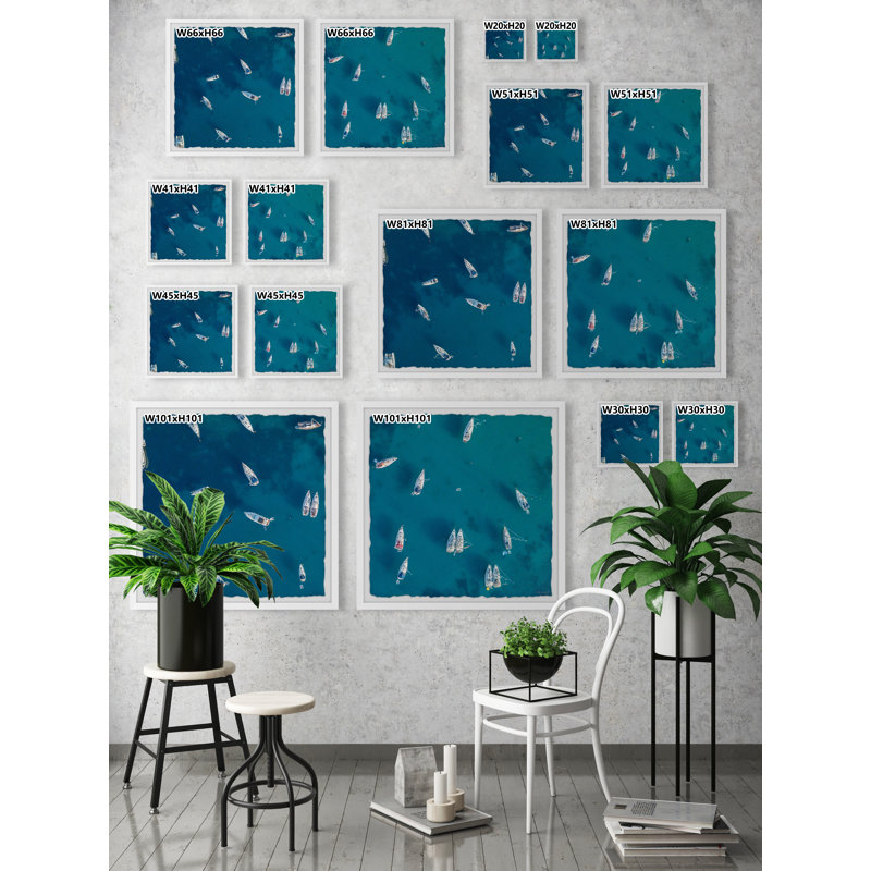 I Need A Boat - 2 Piece Single Picture Frame Print, 61cm H x 61cm W x 3.81cm D