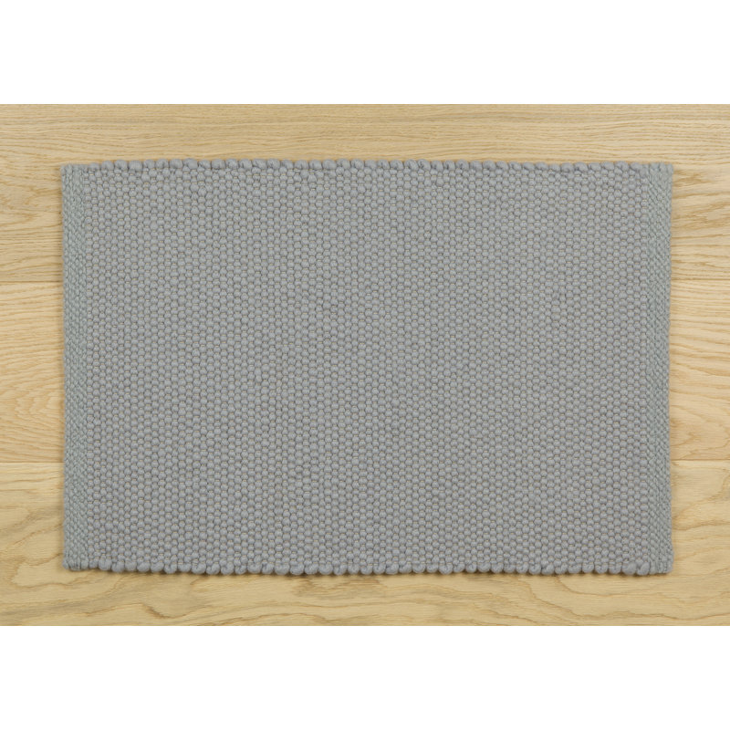 Solid Colour Wool Area Rug, Runner 80 x 200 cm